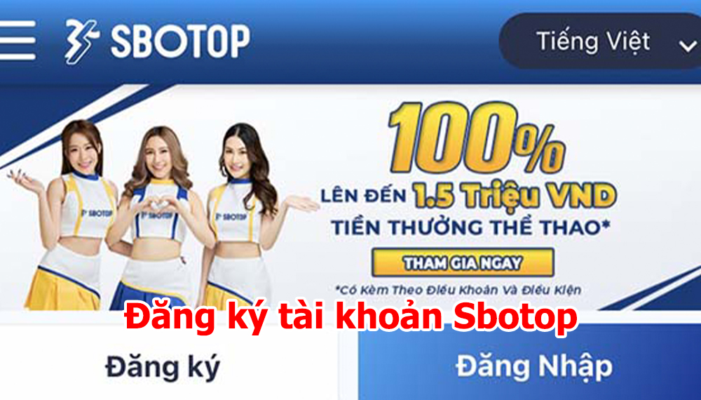 Đăng ký tài khoản Sbotop