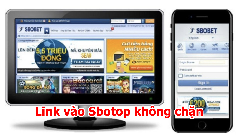 Link vào Sbotop không chặn